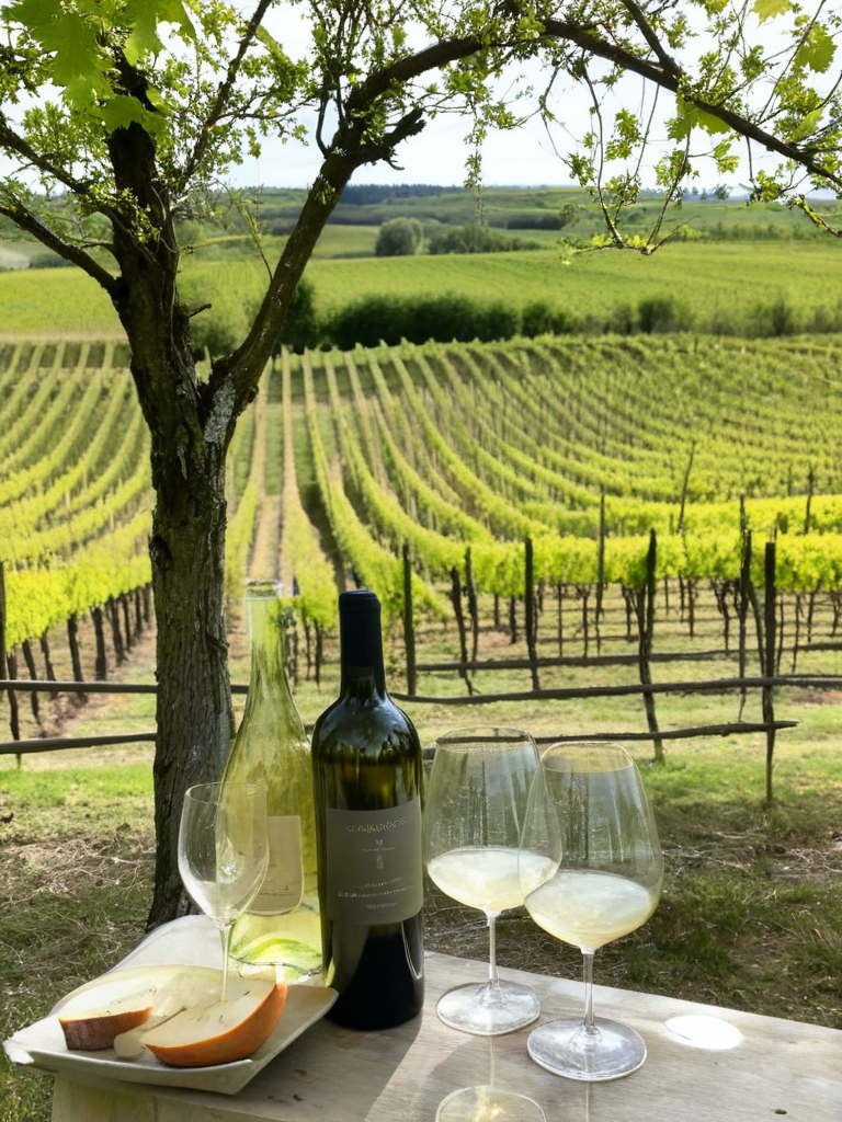 Panier de raisins bio