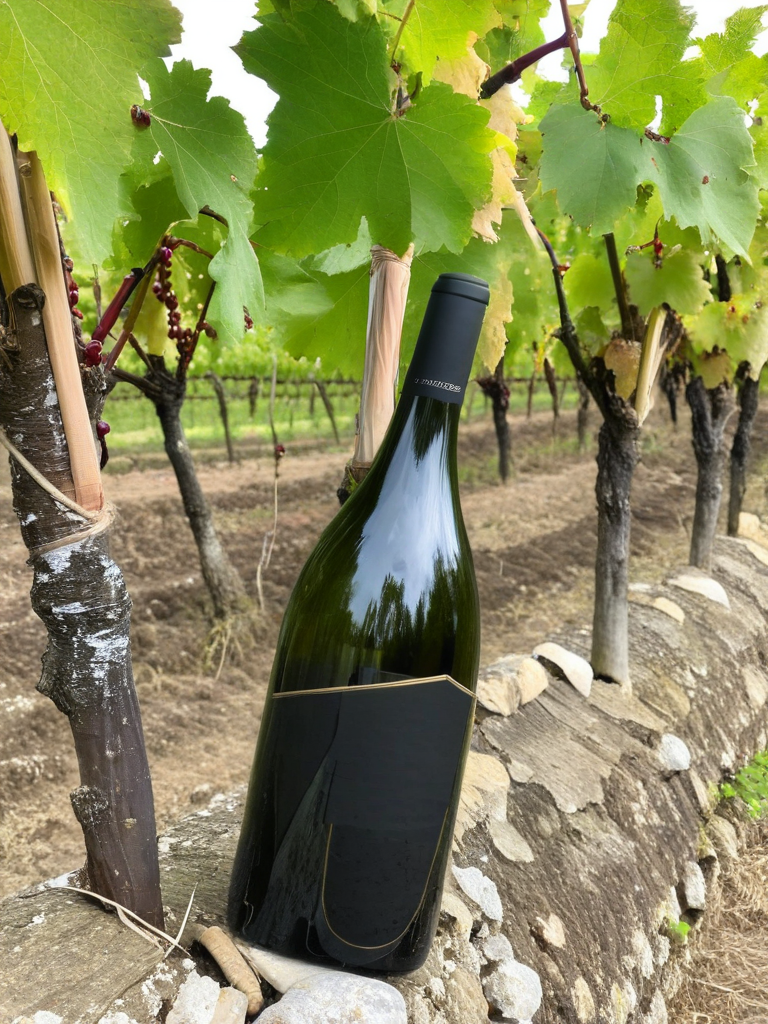 Vigneron avec un chapeau à idées