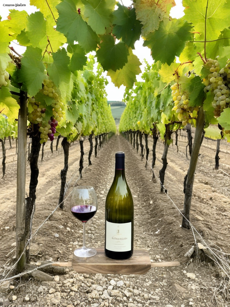 Vigneron affrontant les éléments