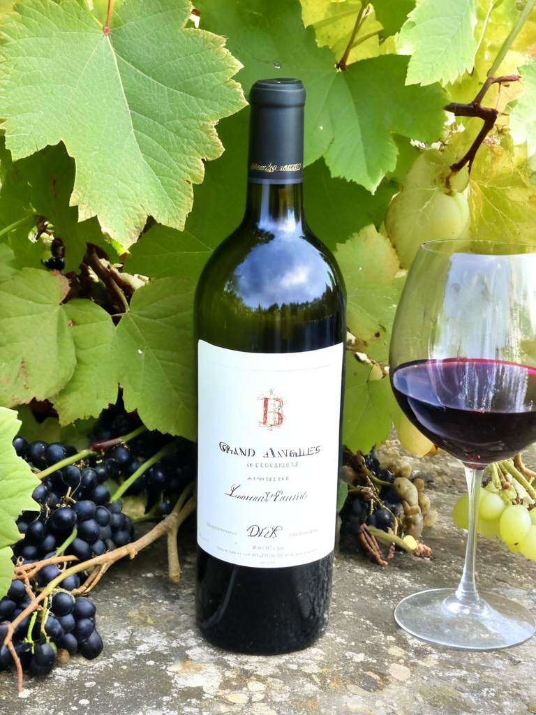 Vigneron travaillant dans son vignoble en Bourgogne
