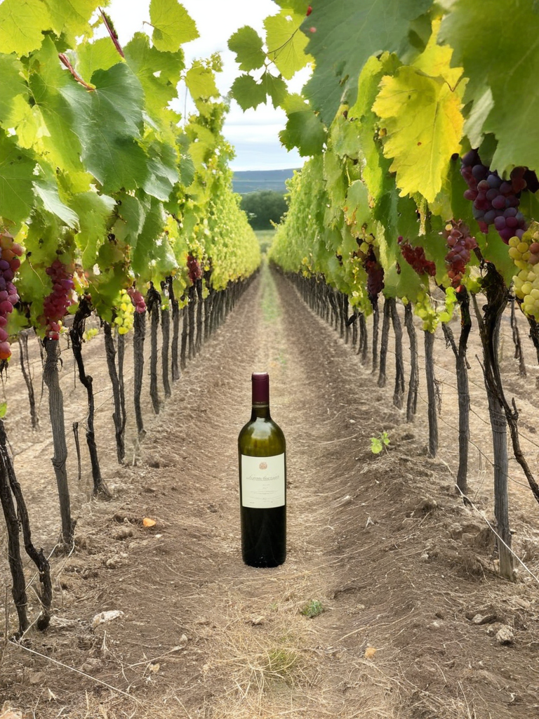 Vigneron en action dans son vignoble